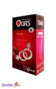 کاندوم تنگ کننده انار اورز OURS مدل Titan بسته 12 عددی