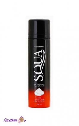 فوم اصلاح اسکوا SQUA برای پوست های معمولی حجم 250 میلی لیتر