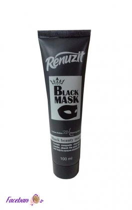 ماسک صورت زغال رینوزیت Rinozit حجم 100 میلی لیتر