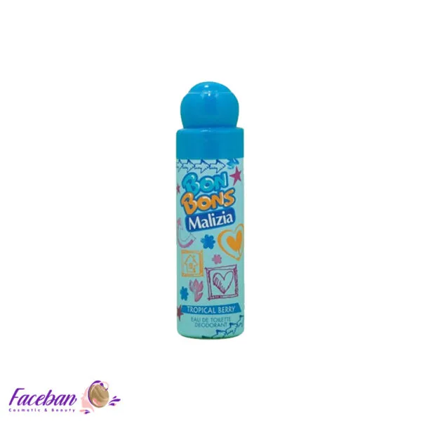 اسپری-بدن-کودک-مالیزیا-MALIZIA-مدل-TROPICAL-BERRY-حجم-75-میلی-لیتر