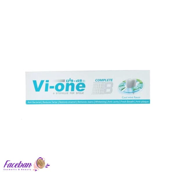 خمیر-دندان-وی-وان-VI-ONE-مدل-COMPLETE-8-حجم-80-میلی-گرم