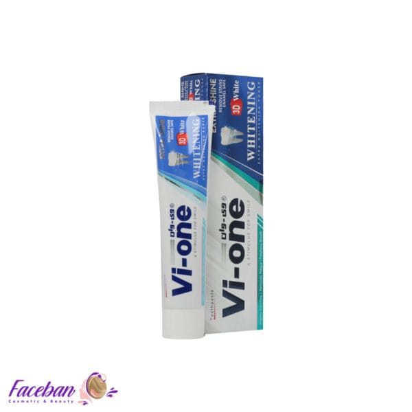 خمیر-دندان-وی-وان-VI-ONE-مدل-EXTRA-SHINE-حجم-80-میلی-لیتر