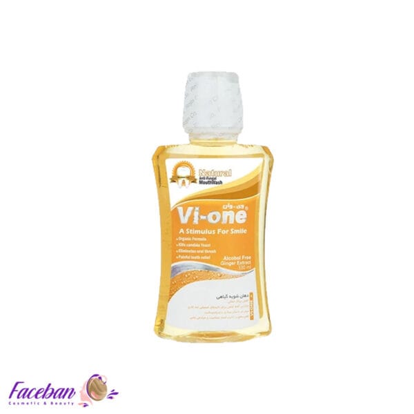 دهان-شویه-گیاهی-زنجبیل-وی-وان-VI-ONE-حجم-330-میلی-لیتر