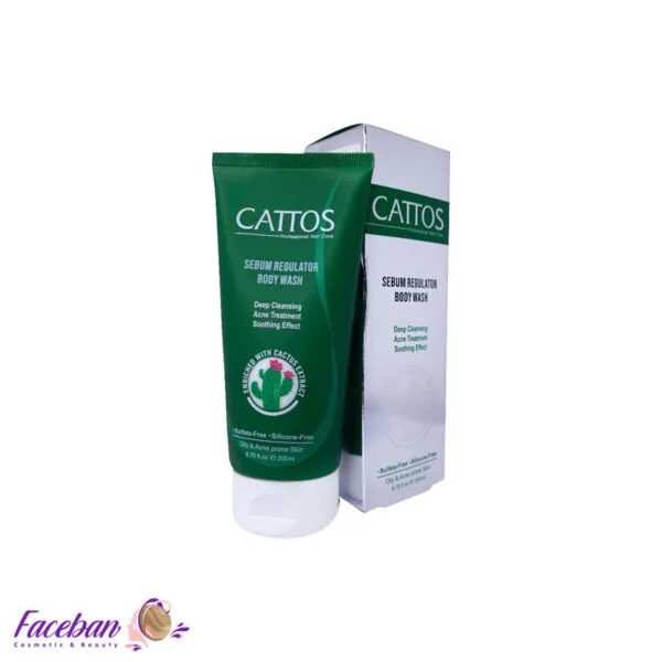 ژل-شستشوی-بدن-آنتی-آکنه-کاتوس-CATTOS-حجم-200-میلی-لیتر