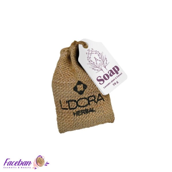 صابون-گیاهی-حاوی-عصاره-و-گیاه-اسطوخودوس-لدورا-هربال-LDORA-وزن-70-گرم