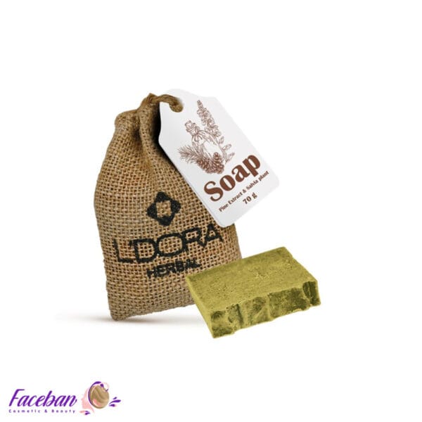 صابون-گیاهی-حاوی-عصاره-کاج-و-گیاه-مریم‌گلی-لدورا-هربال-LDORA-وزن-70-گرم