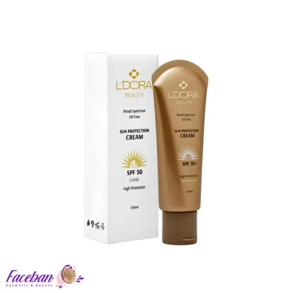 کرم-ضد-آفتاب-بدون-رنگ-و-فاقد-چربی-SPF50-لدورا-LDORA-حجم-100-میلی-لیتر
