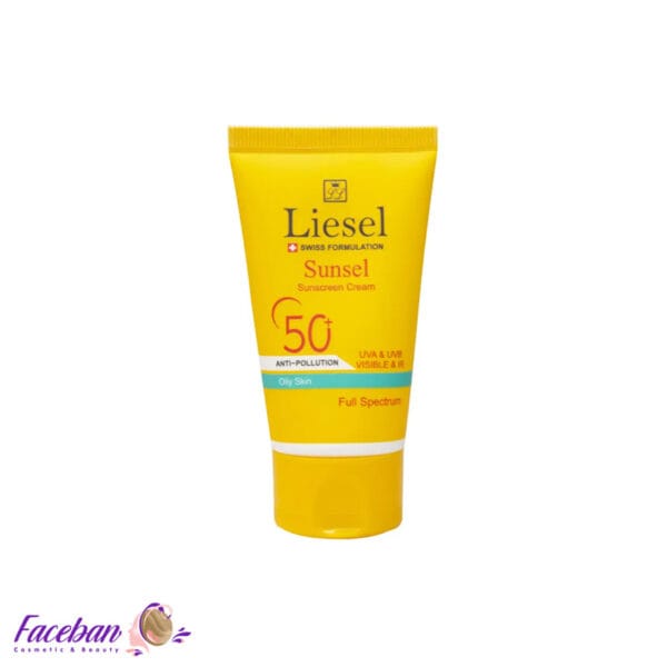 کرم-ضد-آفتاب-بی-رنگ-SPF50-مناسب-پوست-های-چرب-و-مستعد-آکنه-لایسل-LIESEL-حجم-40-میلی-لیتر