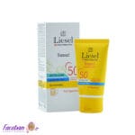 کرم-ضد-آفتاب-رنگی-SPF50-لایسل-LIESEL-مناسب-پوست-های-چرب-و-مستعد-آکنه-مدل-T2-Sunsel